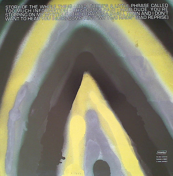 Image of Back Cover of LP - G+/VG - OUT HUD, Street Dad (Kranky; KRANK0057, US 2002, No Insert), Water Damage To Sleeve,  - 1026222E
