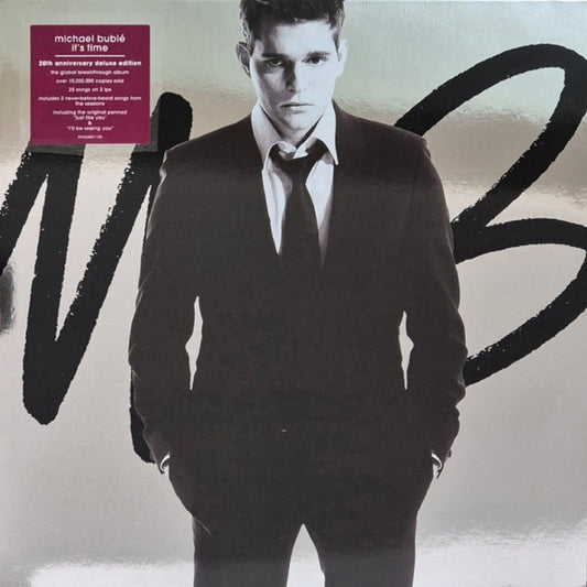 Image of Front Cover of 2xLP - NEW/NEW - MICHAEL BUBL , It's Time (143 Records; 431003, UK 2025, Gatefold, Special Edition, Silver Vinyl), ,  - 1036116E