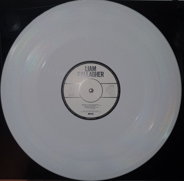Image of Label Cover of 12" - NEW/NEW - LIAM GALLAGHER, All You're Dreaming Of... (Warner Records; 0190295148140, Europe 2020, 45 RPM, Single Sided, Single, Etched, Limited Edition, White Vinyl), ,  - 1036117E
