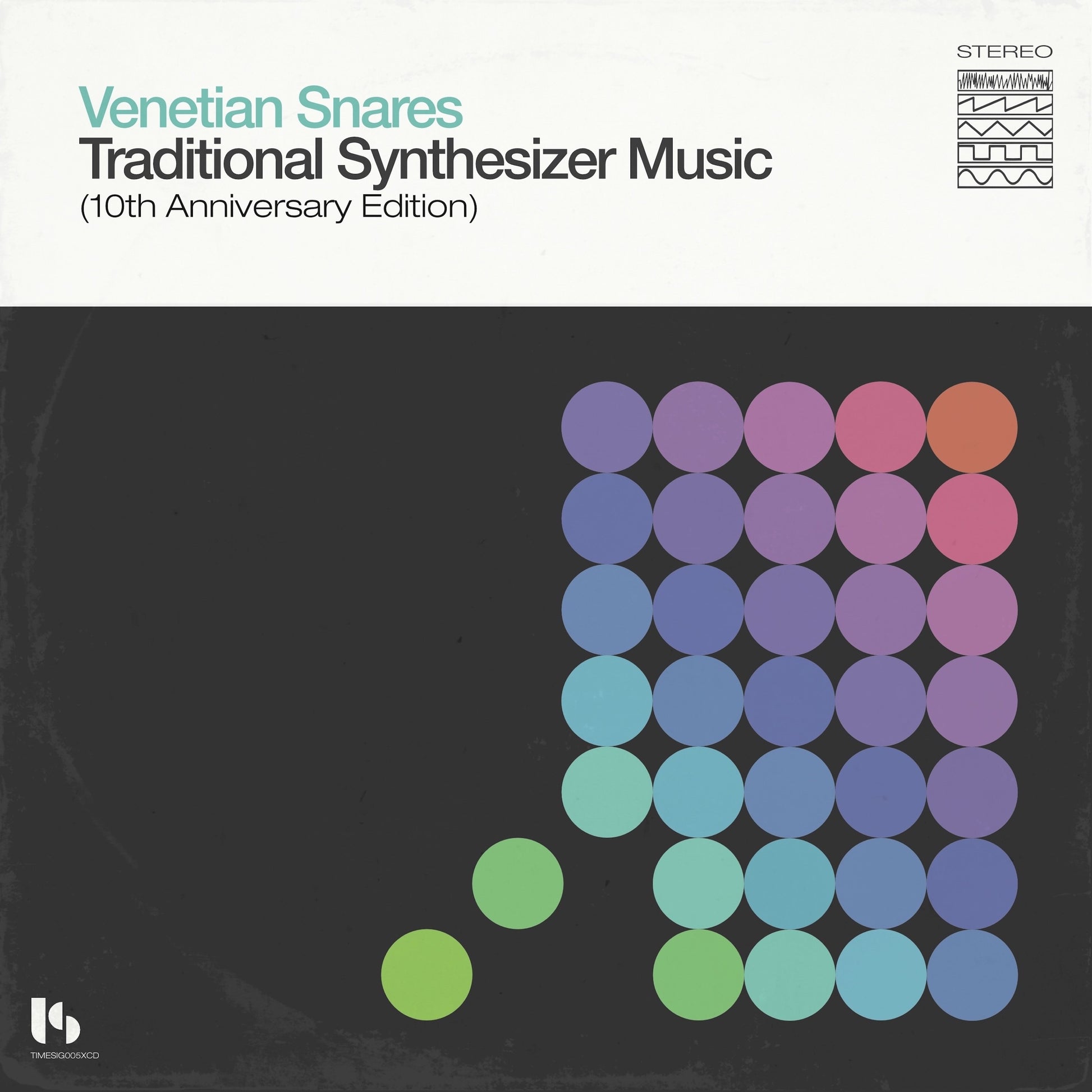 Image of Front Cover of 3xLP - NEW/NEW - VENETIAN SNARES, Traditional Synthesizer Music (10th Anniversary Edition) (Planet Mu; TIMESIG005X, Europe 2026, Standard Sleeve, Indie Exclusive Green, Blue & Pink Coloured Vinyl), , The tenth anniversary edition of Venetian Snares' Traditional Synthesizer Music adds ten more tracks and alternative versions previously available only on alimited edition compact disc from the artist's Bandcamp.Traditional Synthesizer Music is a collection of songs created and perfor