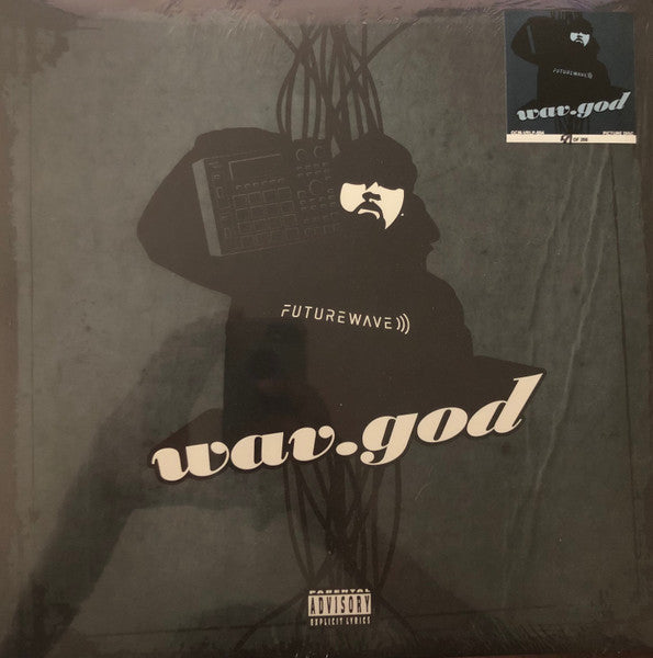 Image of Front Cover of LP - VG/VG+ - FUTUREWAVE, Wav.God (Official Crate Music; OCM-VRLP-004, US 2018, Stickered Picture Sleeve, Picture Disc), Numbered 36 / 200,  - 1016518C