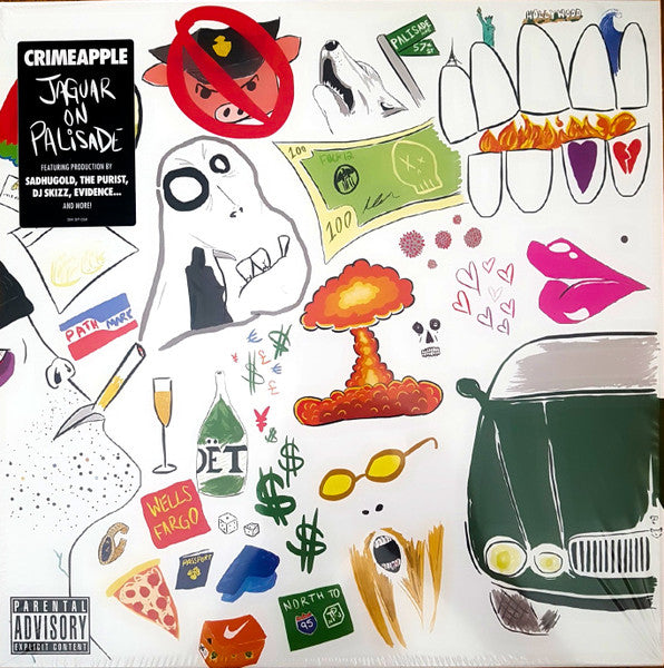 Image of Front Cover of LP - VG+/VG+ - CRIMEAPPLE, Jaguar on Palisade (Daupe!; DM-SP-059, UK 2020, Picture Disc; Numbered), Numbered 097/250. Hype stickered shrink,  - 1016519C