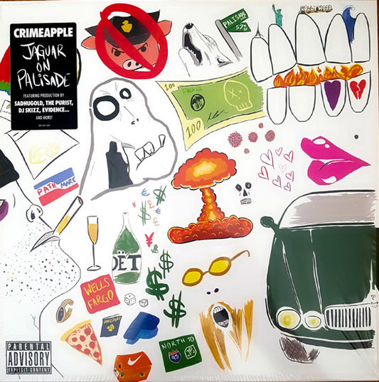 Image of Front Cover of LP - VG+/VG+ - CRIMEAPPLE, Jaguar on Palisade (Daupe!; DM-SP-059, UK 2020, Picture Disc; Numbered), Numbered 097/250. Hype stickered shrink,  - 1016519C