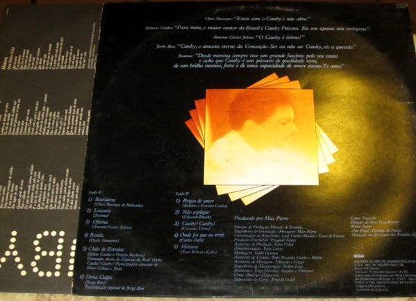 Image of Back Cover of LP - VG/VG - CAUBY PEIXOTO, Cauby! Cauby! (Som Livre; 403.6218, Brazil 1980, Inner), ,  - 1026331E