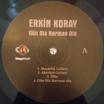 Image of Label Cover of LP - NEW/NEW - ERKIN KORAY, G n Ola Harman Ola (Mega M zik; MM 003, Turkey 2017 Reissue, Gatefold), , Erkin Koray   G n Ola Harman Ola (1996). A reflective return from the Anatolian rock pioneer, blending psychedelic guitar lines with folk tinged melodies and a mellow, contemplative mood. Includes  G n Ola Harman Ola  and  Akrebin G zleri.  - 1036128E