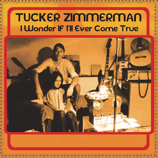 Image of Front Cover of LP - NEW/NEW - TUCKER ZIMMERMAN, I Wonder If I ll Ever Come True (Big Potato; BPR043O, Europe 2026 Reissue, Limited Edition Orange Vinyl, Illustrated Lyric Insert with Notes), , .Recorded between 1972-80, this is the first ever release for I Wonder If I ll Ever Come True, a stunningly beautiful, homegrown collection by Songpoet Tucker Zimmerman and friends. The range and depth is astonishing. From the heady surreal journey of  It All Depends  Upon the Pleasure Man , to the uplifting 
