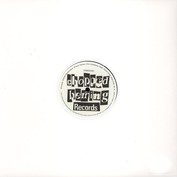 Image of Back Cover of 12" EP - VG/VG - BRASS TACKS, Game Iz Like 1996-1997 EP (Chopped Herring Records; CHBRA5501, UK 2013, Stickered Plain Sleeve), Light marks only. Bumped corner with slight split on sleeve, A1	Ice Breaker ClassicA2	Game Iz LikeA3	City Scapes (Alternate Version)B1	Life And DeathB2	Dangerous LifeB3	Inside Out - 1016523C