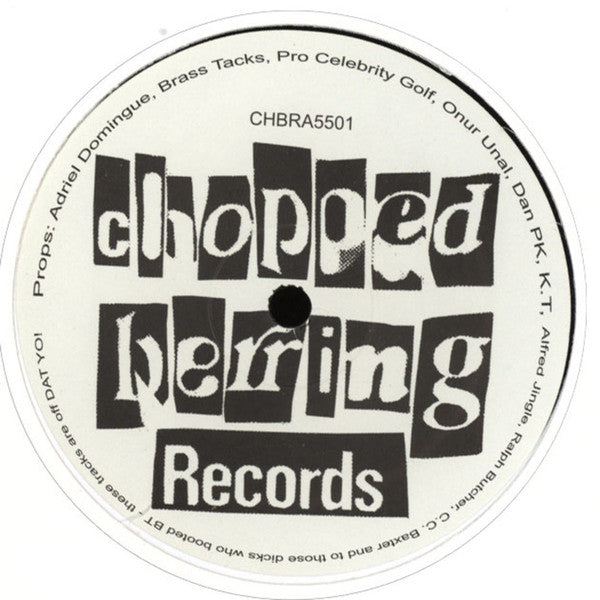 Image of Label Cover of 12" EP - VG/VG - BRASS TACKS, Game Iz Like 1996-1997 EP (Chopped Herring Records; CHBRA5501, UK 2013, Stickered Plain Sleeve), Light marks only. Bumped corner with slight split on sleeve, A1	Ice Breaker ClassicA2	Game Iz LikeA3	City Scapes (Alternate Version)B1	Life And DeathB2	Dangerous LifeB3	Inside Out - 1016523C