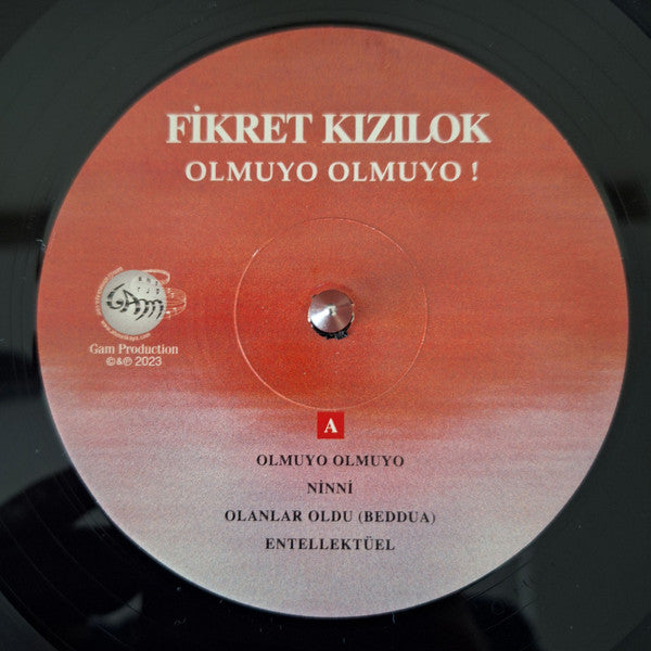 Image of Label Cover of LP - NEW/NEW - FIKRET KIZILOK, Olmuyo Olmuyo! (Gam Production; none, Turkey 2023 Reissue, Gatefold), , Thoughtful Anatolian folk-rock built on expressive vocals, poetic lyrics and restrained psychedelic touches. Includes  Olmuyo Olmuyo . - 1816316C