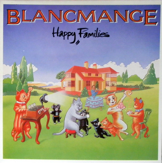 Image of Front Cover of LP - VG/VG - BLANCMANGE, Happy Families (London Records; SH 8552, UK 1982, "Sad Day - For Helen" In Side B Runout), ,  - 2616222C
