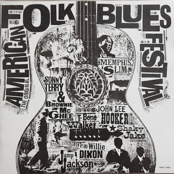Image of Front Cover of LP - VG+/VG - VARIOUS, The Original American Folk Blues Festival (International Polydor Production; 109 012, Germany 1966, Textured Inside Loading Gatefold Sleeve), ,  - 1026396E