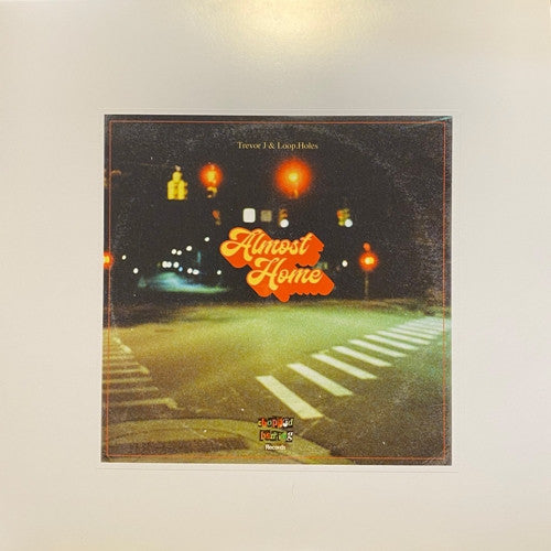 Image of Front Cover of LP - VG+/VG+ - TREVOR J & LOOP.HOLES, Almost Home (Chopped Herring Records; CHTREVJLP1, UK 2021, Stickered Plain Sleeve, Clear Orange Vinyl), ,  - 1016542C