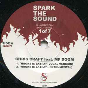 Image of Label Cover of 7" - EX/EX - CHRIS CRAFT / B.I., Hooks Is Extra / The Instructor (Shaman Work; SWS071, Germany 2004, Picture sleeve), ,  - 1056243S