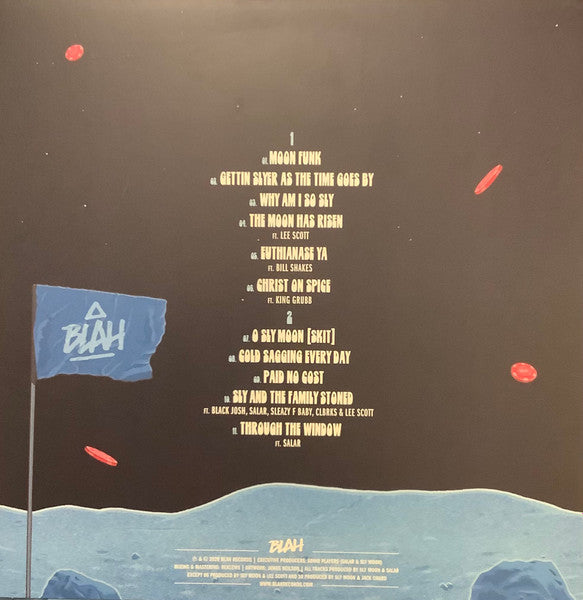 Image of Back Cover of LP - VG+/VG+ - SLY MOON, Why Am I So Sly? (Blah; none, UK 2020, Heavyweight Roulette Wheel of Fortune Vinyl), ,  - 1016548C