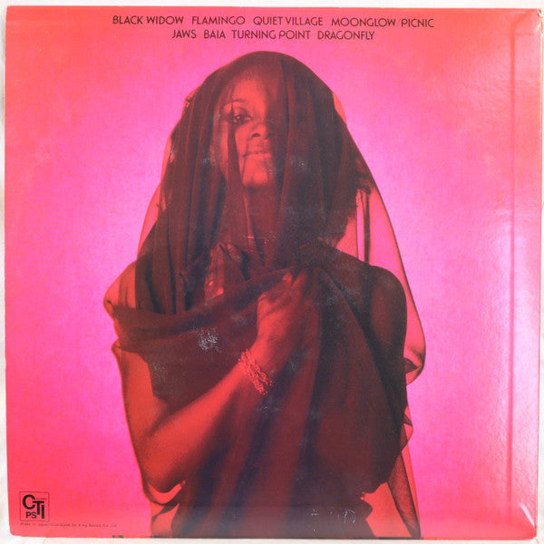 Image of Back Cover of LP - VG/VG - LALO SCHIFRIN, Black Widow (CTI Records; CTI 5000, Japan 1976, Inner, Missing the OBI), ,  - 1026429E