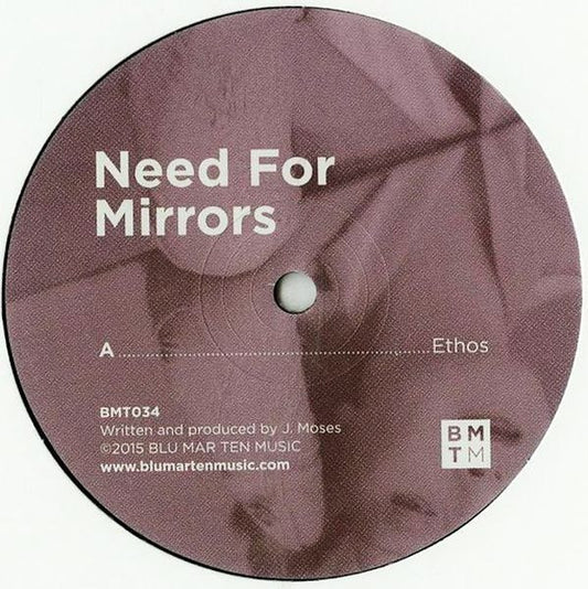 Image of Front Cover of 12" - VG/VG+ - NEED FOR MIRRORS, Ethos / Self Portrait (Blu Mar Ten Music; BMT034, UK & Europe 2015, Company Sleeve), ,  - 1026415E
