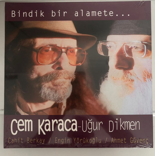 Image of Front Cover of LP - NEW/NEW - CEM KARACA - U UR DIKMEN, CAHIT BERKAY / ENGIN Y R KO LU / AHMET G VEN , Bindik Bir Alamete... (Maj r  zg n M zik Yap m; none, Turkey 2024 Reissue, Gatefold), , A modern take on Anatolian rock, featuring theatrical vocals, socially conscious lyrics, and dynamic psychedelic arrangements. Tracks move from the urgent energy of  Bindik Bir Alamete, Gideyoz K yamete  to reflective numbers like  lkem Benim . - 1156053S