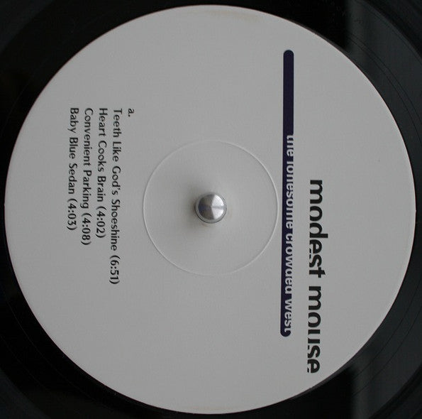 Image of Label Cover of 2xLP - EX/EX - MODEST MOUSE, The Lonesome Crowded West (Glacial Pace; GPLP009, UK, Europe & US 2014 Reissue, 2 Separate Single LP sleeves, 2 Inners, 180 Gram Vinyl), SEALED, both LPs shrinkwrapped together with sticker,  - 4446009S