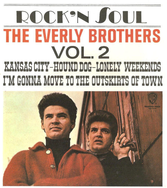 Image of Front Cover of 7" EP - VG/VG+ - THE EVERLY BROTHERS, Rock 'N Soul Vol. 2 (Warner Bros. Records ; WEP 609, UK 1965, Laminated Flipback Sleeve), Sticker Mark On Rear Sleeve,  - 1026056E