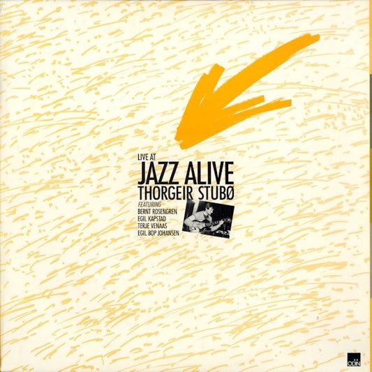 Image of Front Cover of LP - VG/VG+ - THORGEIR STUB , Jazz Alive (Odin; ODIN LP 11, Norway 1984), ,  - 1016682C