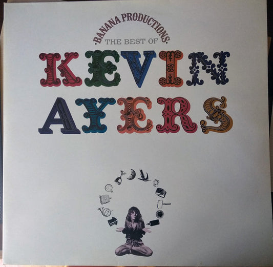 Image of Front Cover of 2xLP - VG/VG - KEVIN AYERS, Banana Productions (The Best Of Kevin Ayers) (Harvest; EM 2032, Europe 1989, Gatefold), Edge Wear, Long Hairline Across Side 2, Doesn't Affect Play,  - 1046337S