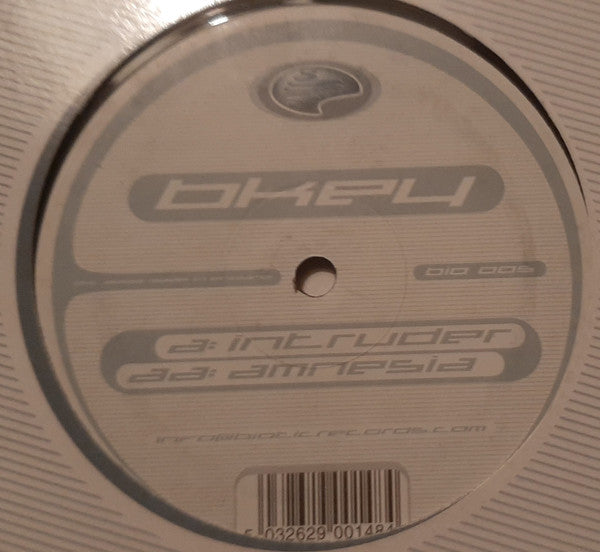 Image of Front Cover of 12" - VG+/VG - BKEY*, Intruder / Amnesia (Biotic; BIO 005, UK 2002, Company Sleeve), ,  - 1116002C