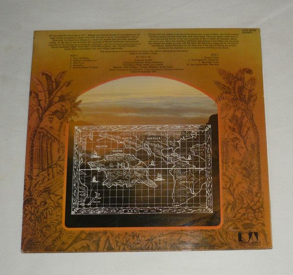 Image of Back Cover of LP - VG+/VG - MU, Lemurian Music (United Artists Records; UAG 29709, UK 1975 Reissue, Laminated Sleeve, Inner), ,  - 1126047E
