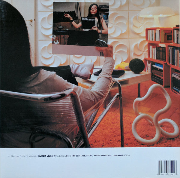 Image of Front Cover of 12" - VG/G+ - WATER LILLY, You Remix Kisses (Mental Groove Records; MG036, Switzerland 2004, Picture Sleeve), Very close to VG, light hairlines and storage marks. Sleeve has mild creasing and damage at opening., A1		You Kiss (Mr. Lovelace Mix)A2		You Kiss (Steril Mix)B1		You Kiss (Savas Pascalidis Mix)B2		You Kiss (Legowelt Mix)B3		You Kiss (Original Mix) - 1116017C