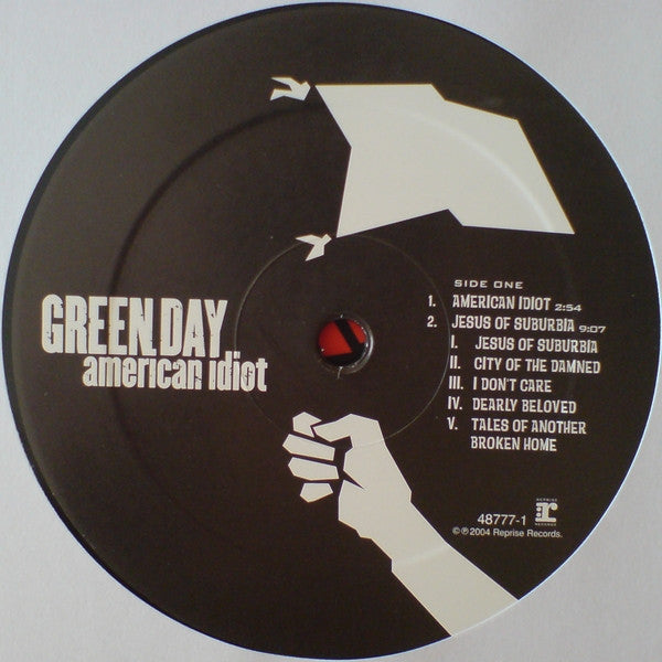 Image of Label Cover of 2xLP - VG+/VG+ - GREEN DAY, American Idiot (Reprise; 48777, Europe 2004, Gatefold), Light creasing. Light marks only. ,  - 3726265E