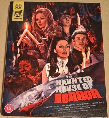 Image of Front Cover of Blu-Ray - VG+/VG+ - DENNIS PRICE, FRANKIE AVALON, The Haunted House of Horror (88 Films; , UK 2024, Slipcase, Booklet), ,  - 1136026E