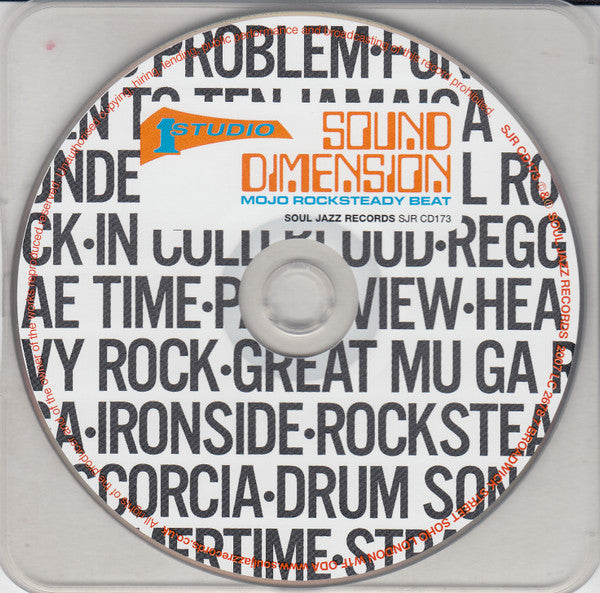Image of Label Cover of CD - VG+/VG+ - SOUND DIMENSION, Mojo Rocksteady Beat (Soul Jazz Records; SJR CD 173, UK 2007, Slipcase), ,  - 1136031E