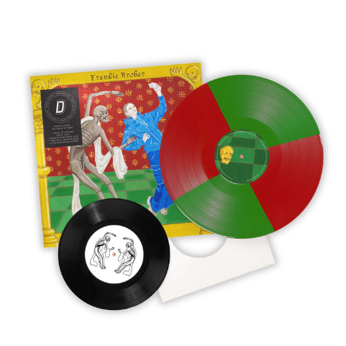 Image of Front Cover of LP - NEW/NEW - FRANKIE ARCHER, The Dance of Death - Dinked Edition (purr of the bear; POTB01LPX, Europe 2026, Dinked Edition No.399, With 7", Green and Red Quad Effect Vinyl, Limited Edition of 300), , Bonus 2 track black vinyl 7" with hand-stamped label (features an exclusive instrumental + Frankie's debut single 'Over The Border' available physically for the first time)Frankie Archer has exploded onto the electro folk scene with music that transcends stereotypes. Frankie has been 