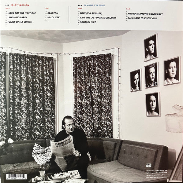 Image of Back Cover of 2xLP - EX/EX - SIX FINGER SATELLITE, The Pigeon Is The Most Popular Bird (Sub Pop; SP 1457, US 2023 Reissue, Limited Loser Edition On Red And Blue Vinyl), ,  - 1146140S