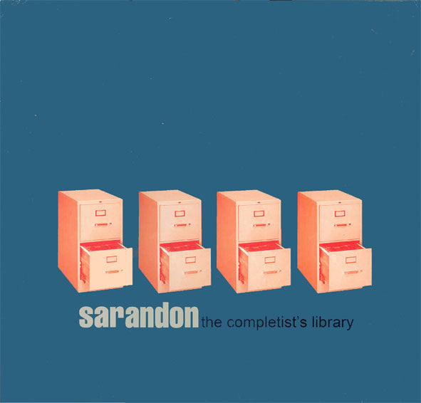 Image of Front Cover of LP - VG/VG+ - SARANDON, The Completist's Library (Wrath Records; wrath40lp, UK 2006, Poster, Limited Edition, Numbered 93/100), Edge Wear,  - 1146141S