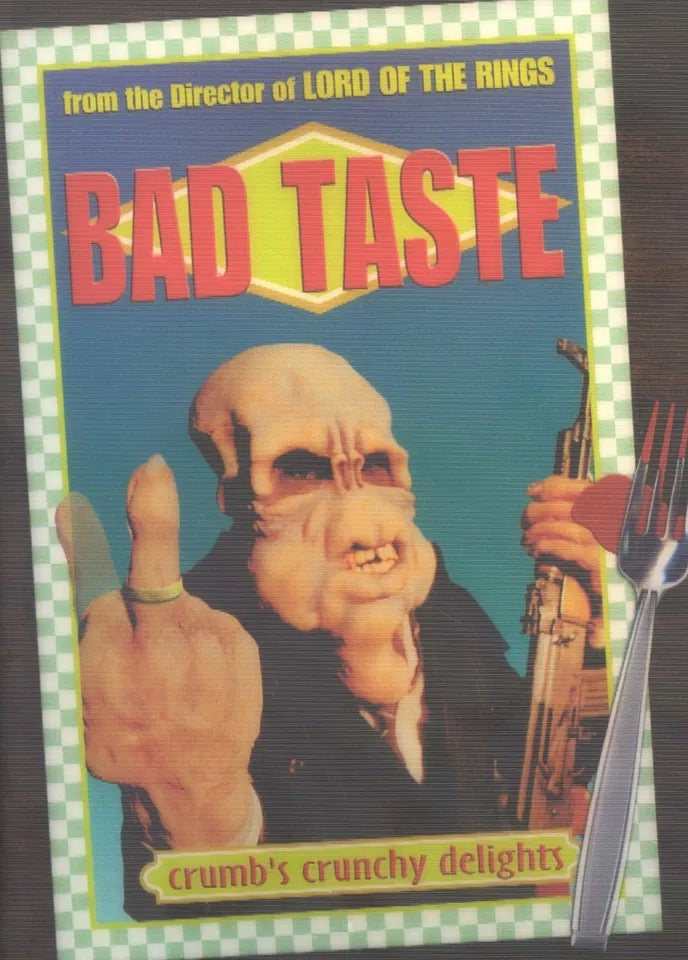 Image of Front Cover of 2xDVD - VG+/VG+ - PETER JACKSON, Bad Taste (Anchor Bay; DV11657, US , Slipcase, Limited Edition Numbered ), ,  - 1136058E