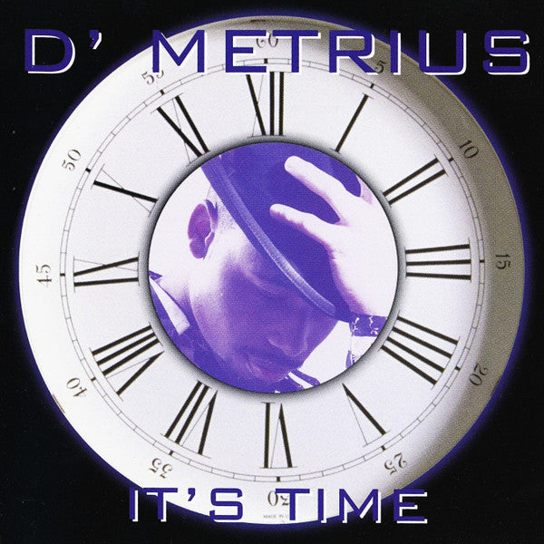 Image of Front Cover of CD - VG/VG+ - D' METRIUS, It's Time (Atch Records; ATC 0005, US 1999), ,  - 1156013S