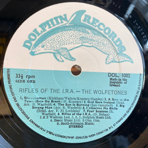 Image of Label Cover of LP - VG/VG - WOLFE TONES, Rifles Of The IRA (Dolphin Records; DOL 1002, Ireland 1970, Laminated Front Sleeve), ,  - 1126080E