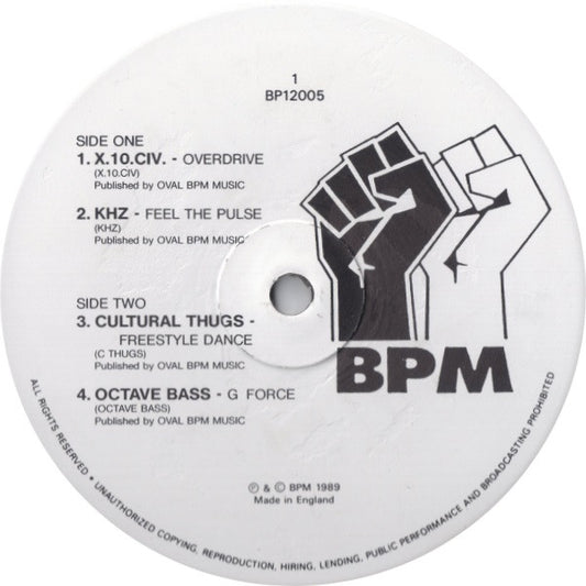 Image of Front Cover of 12" - VG+/VG+ - VARIOUS, Freestyle (BPM; BP12005, UK 1989, Company Sleeve), ,  - 1146113S