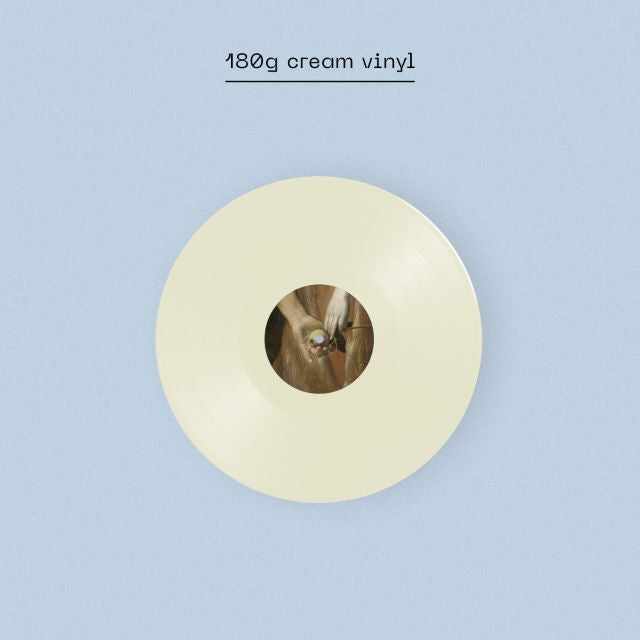 Image of Label Cover of LP - NEW/NEW - BILL ORCUTT & MABE FRATTI, Almost Waking - Dinked Edition (Unheard of Hope ; UOH21LPX, US 2026, 3 postcard set and A2 poster, 180g cream vinyl, Colour A2 poster, Letterpress 3 x postcard set, Hand numbered obi-strip, Limited pressing of 300, Dinked Edition 400.), , Mabe Fratti is a Guatemalan cellist, vocalist, and composer based in Mexico City, celebrated for her experimental yet deeply melodic work. Blending cello, voice, synthesizers, and electroacoustic textures, s