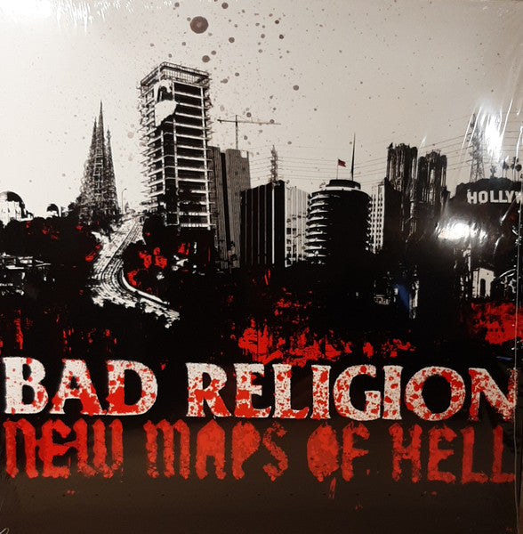 Image of Front Cover of LP - VG+/VG+ - BAD RELIGION, New Maps Of Hell (Epitaph; 6803-1, Europe 2019 Reissue, Inner), Sleeve still in shrinkwrap,  - 1116072C