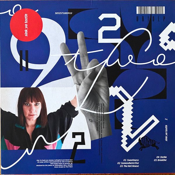 Image of Back Cover of LP - VG+/VG+ - SINK YA TEETH, Two (Hey Buffalo Records ; HB10LPY, UK 2020, Inner), ,  - 1126115E