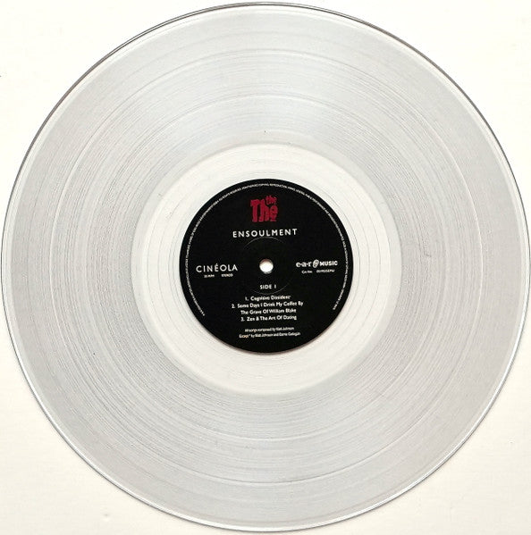 Image of Label Cover of 2xLP - EX/EX - THE THE, Ensoulment (Ear Music; 0219535EMU, Europe 2024, Gatefold, Booklet, Clear Vinyl), Still In Opened Shrinkwrap With Hype Sticker,  - 4116117C
