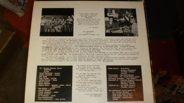 Image of Back Cover of LP - VG/VG - THE CROSSROADS, Get Together With The Crossroads (Les Smith Recordings ; LSP 7106, Canada 1970s), Edge Wear,  - 1126143E