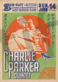 Image of Front Cover of Accessories - NEW/NEW - CHARLIE PARKER, Poster (84.1cm x 59.4cm; ART325, UK ), ,  - 1116203C