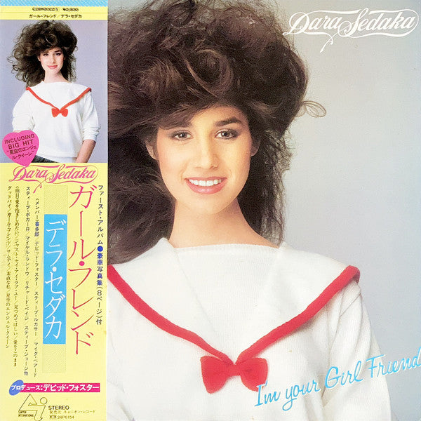 Image of Front Cover of LP - VG/VG+ - DARA SEDAKA, I'm Your Girl Friend (Canyon International; C28Y0022, Japan 1982, Insert), ,  - 1126237E