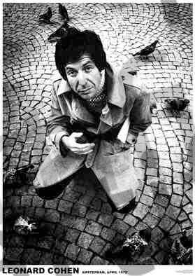 Image of Front Cover of Accessories - NEW/NEW - LEONARD COHEN, Amsterdam 72 Poster (Dragonfly; ART067, UK ,  84cm x 60cm), ,  - 1956135S