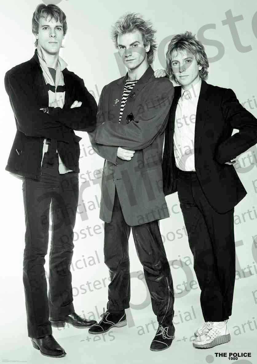 Image of Front Cover of Accessories - NEW/NEW - THE POLICE, Poster (84.1cm x 59.4cm; ART169, UK ), ,  - 1116207C