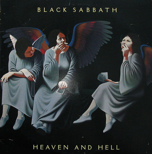 Image of Front Cover of LP - VG/VG - BLACK SABBATH, Heaven And Hell (Warner Bros. Records; BSK 3372, US 1980, Company Inner, Winchester Pressing, Small Deep Groove Pressing Ring ), Strong VG Throughout, Clean, Glossy disc, A couple of very light hairlines only really visible under strong light, Nice sleeve, Just a couple of spine pinches. ,  - 1116242C