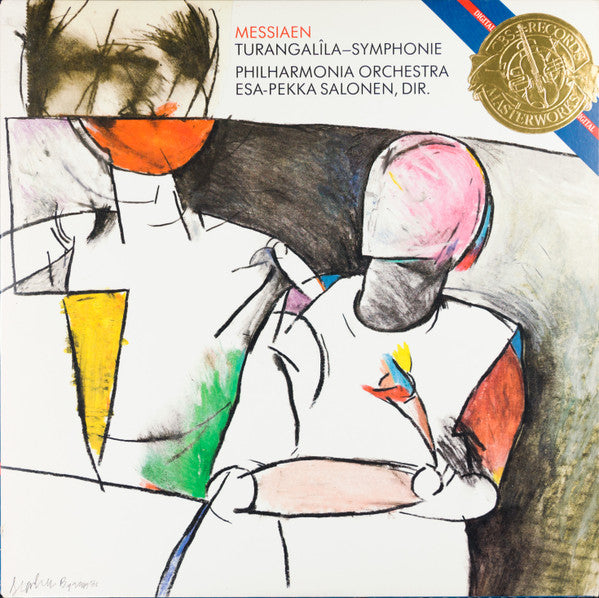 Image of Front Cover of LP - VG+/VG+ - ESA-PEKKA SALONEN, PHILHARMONIA ORCHESTRA, Messiaen: Turangal la-Symphonie (CBS Masterworks Digital; I2M 42126, US 1986), ,  - 1126249E