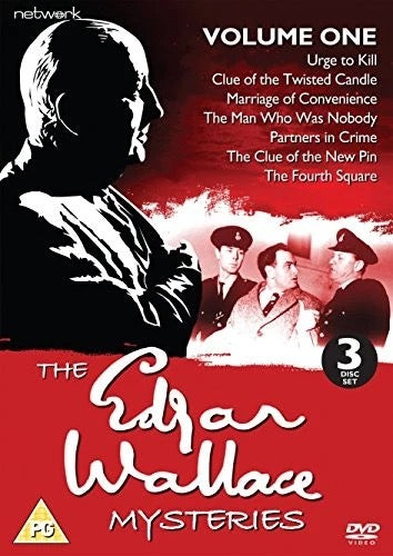 Image of Front Cover of 3xDVD - VG+/VG+ - EDGAR WALLACE, Edgar Wallace Mysteries, Vol. 1 (Network; 7853712, UK ), ,  - 1136172E